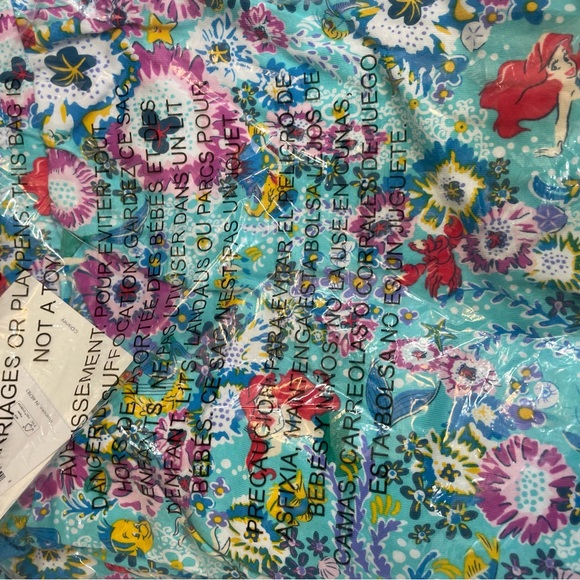 NEW! Vera Bradley Little Mermaid PJ SET - Top and PJ Bottoms Size 16 - XL - Picture 6 of 9